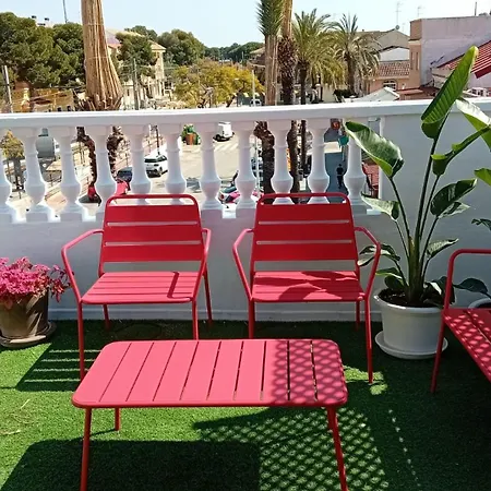 El Atico De Charly, 1 Minuto Metro Appartement
